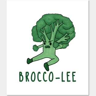 Brocco-lee | funny broccoli pun. Posters and Art